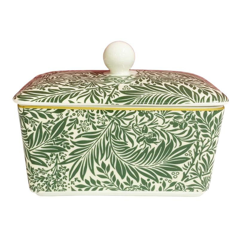 Dyme Bone China Butter Dish - Larkspur image number 0
