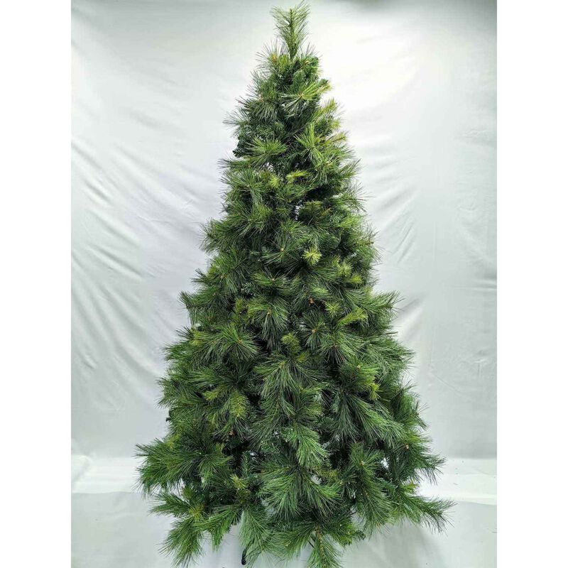 7.5 Foot Luxury Mixed Green Pine Tree x 1700 & 700 Lights image number 3