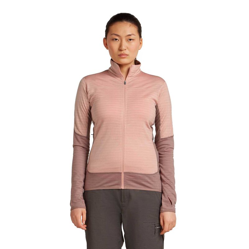 Icebreaker W Merino Blend 300 RealFleece Descender LS Zip image number 4