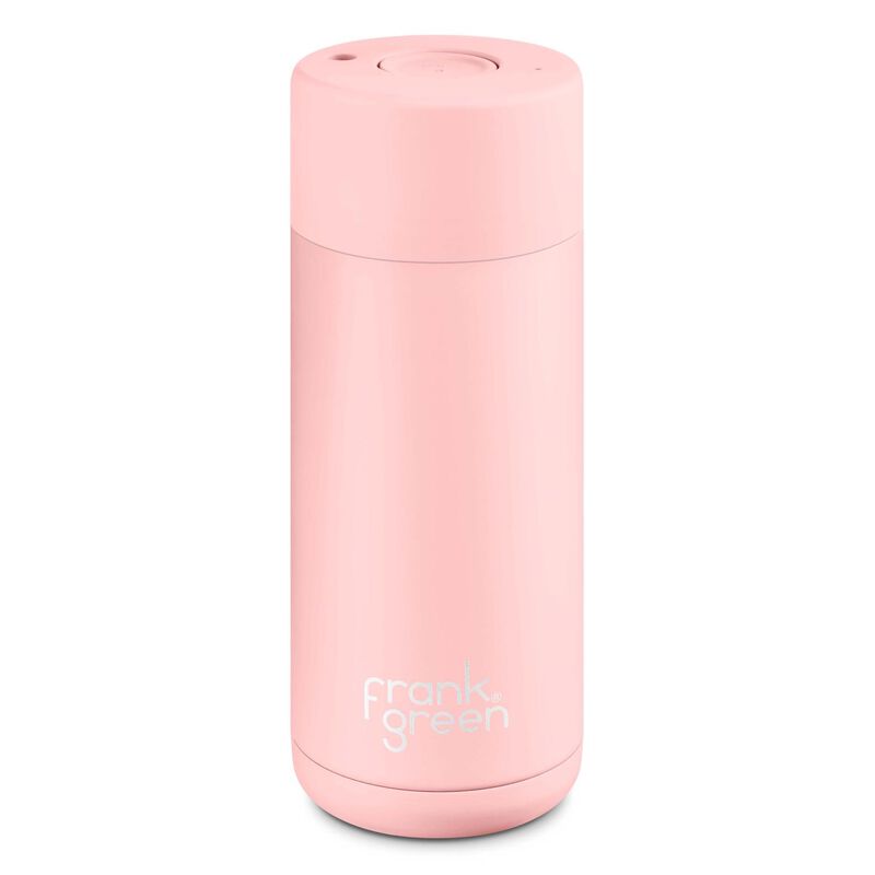 frank green 16oz Ceramic Reusable Cup with Push Button Lid image number 0
