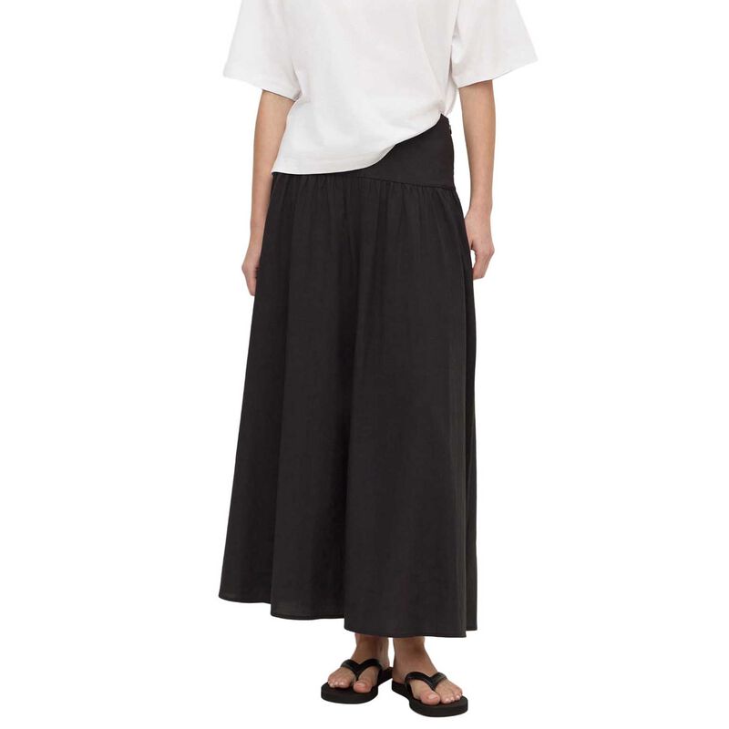Assembly Label Sarah Cotton Maxi Skirt Black image number 0