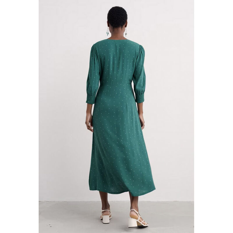 Seasalt Cornwall Bell Gable Dress Dotty Speckle Pine Shoots image number 1