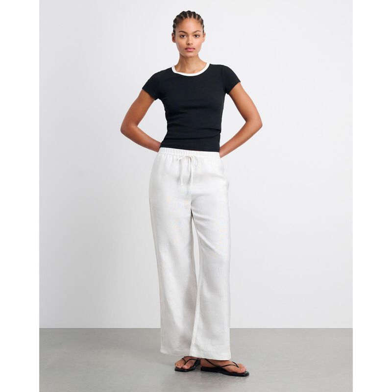 JAG Kate Contrast Cotton Slim Tee image number 3