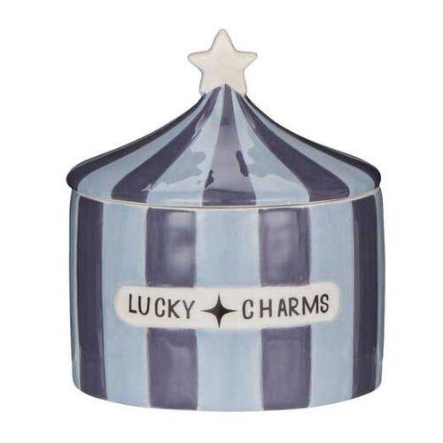 Emporium Lucky Charms Canister - Light Blue & Dark Blue