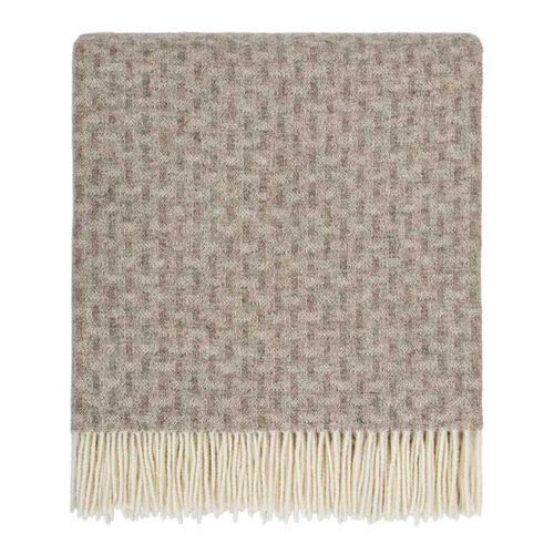 Baya Fiordland 100% NZ Lambswool Throw 190x220cm - Fawn