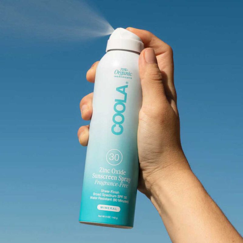 COOLA Zinc Oxide Sunscreen Spray SPF30 142ml - Fragrance Free image number 1