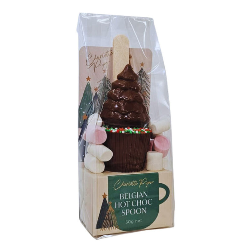 Charlotte Piper Hot Chocolate Sprinkle Tree Spoon Milk 50g image number 0