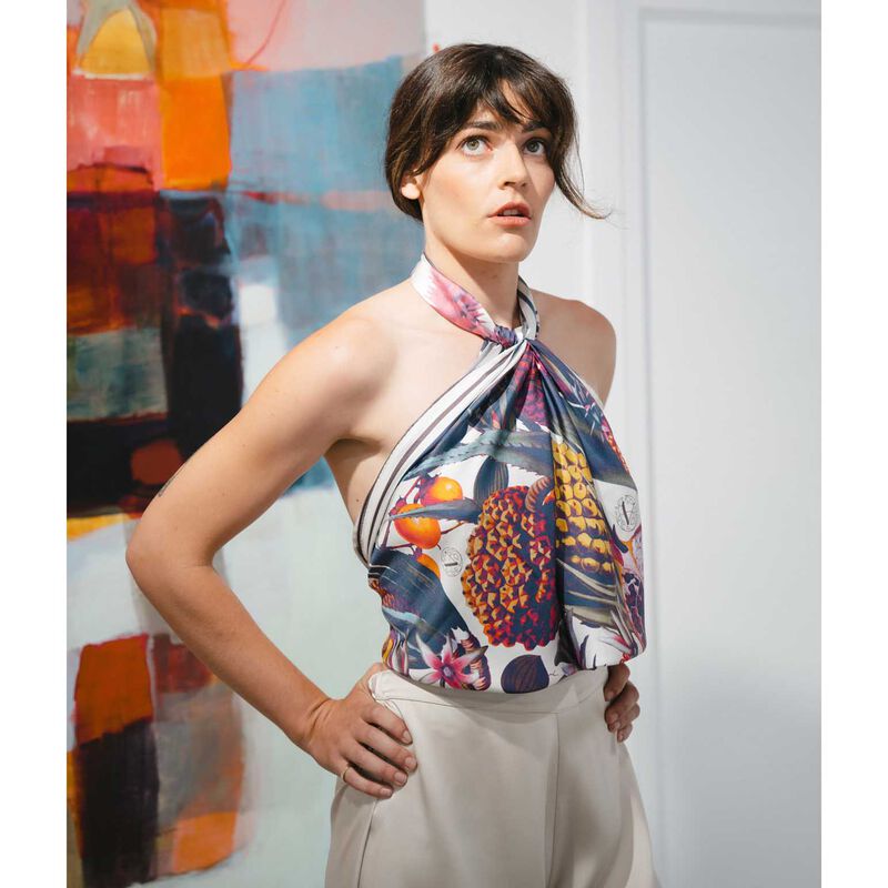Artifact Pomona Lux Sqaure Silk Scarf image number 1
