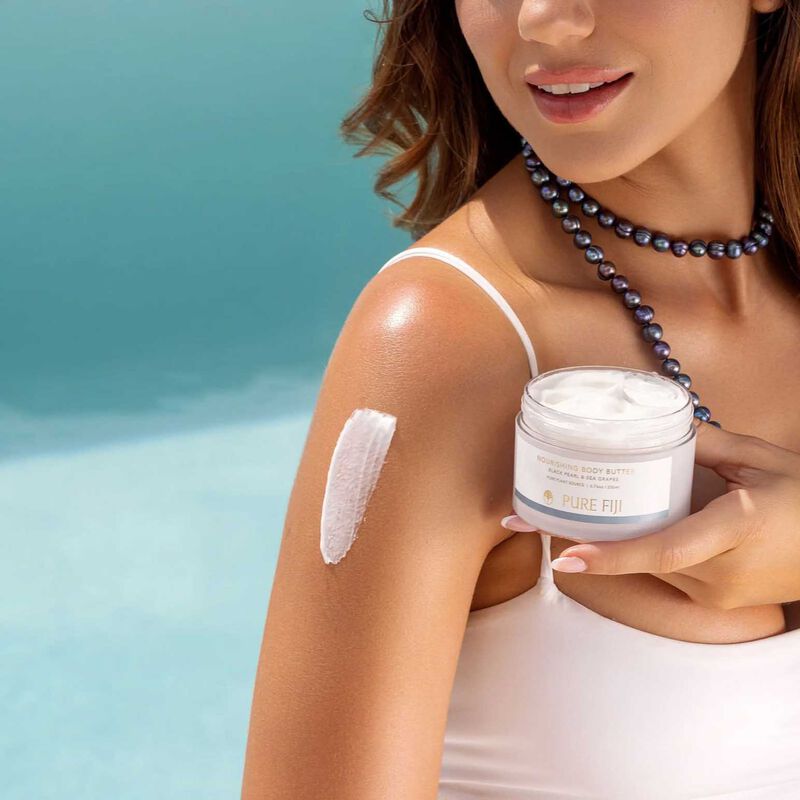 Pure Fiji Body Butter 200ml - Black Pearl & Sea Grapes image number 1