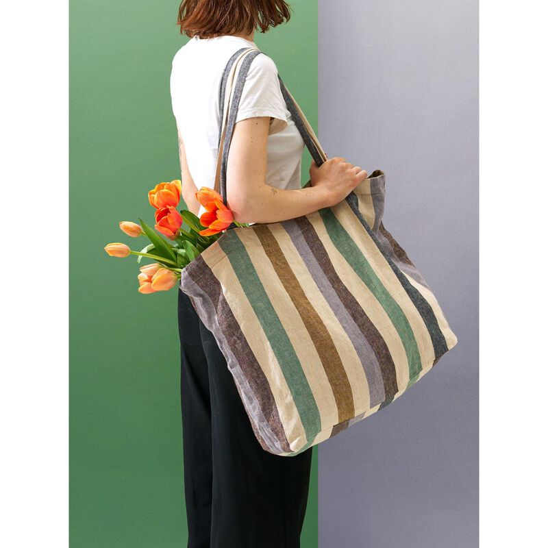 Città Marra Striped Market Bag image number 2