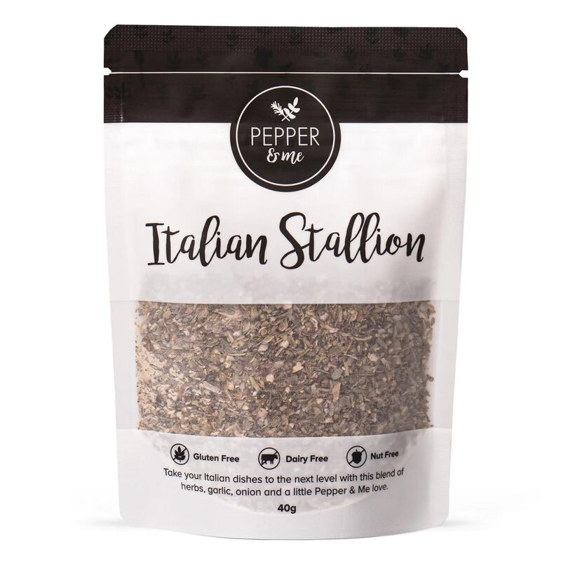 Pepper & Me Italian Stallion Herb Blend Bag 100g image number 0