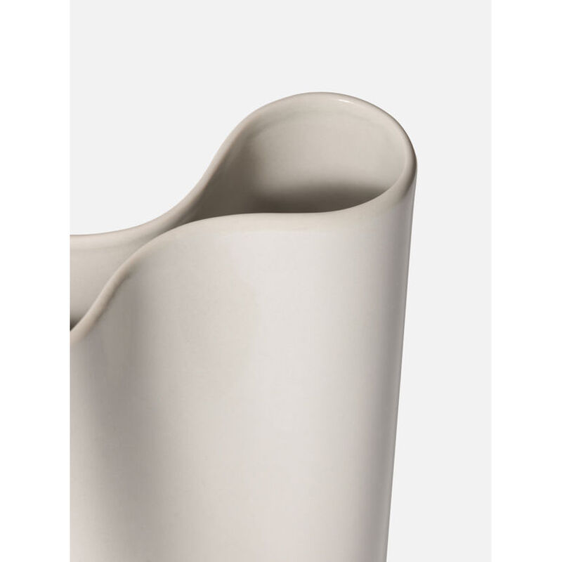 Citt&agrave; Pinch Vase Bone S 6.75x8.5x22.5cmh image number 2