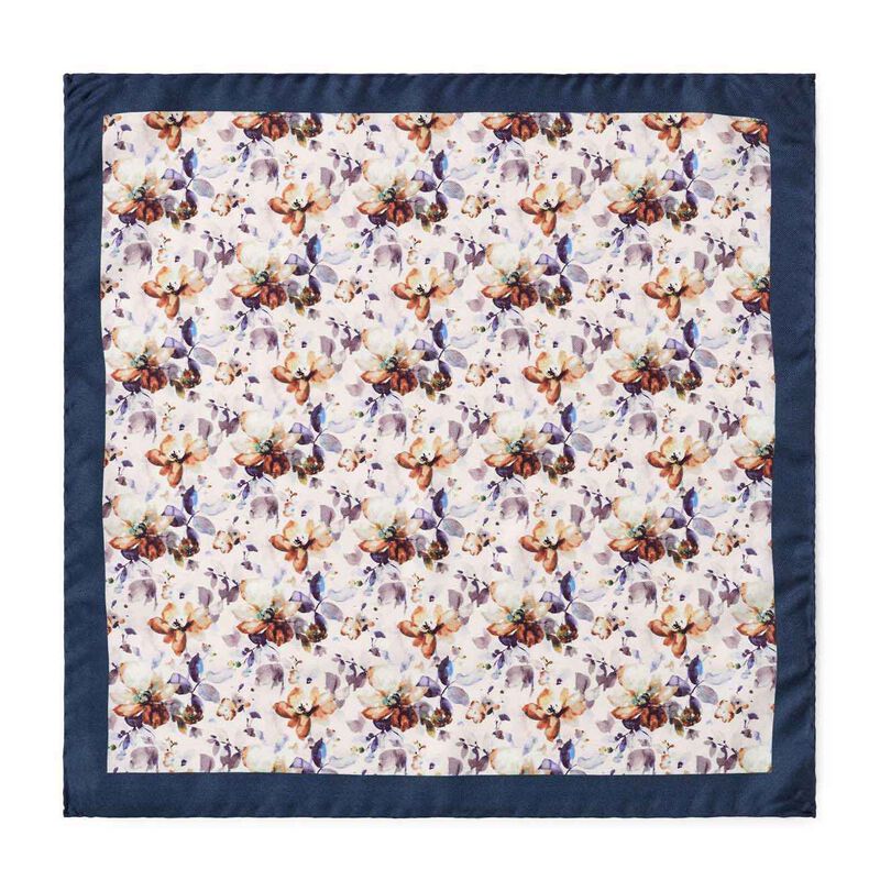 Cambridge Magnolia Pocket Square image number 2