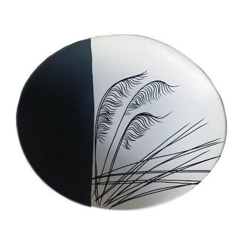 Jo Luping Coastal Toetoe Dipped Black On White 10cm Bowl image number 0