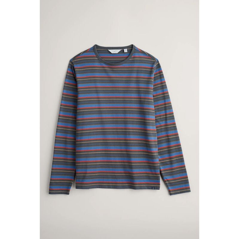 Seasalt Cornwall Men's Sailor Shirt Pensilva Light Fathom image number 2