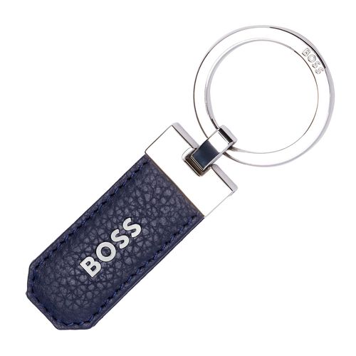 Hugo Boss Key Ring Classic Grained Navy