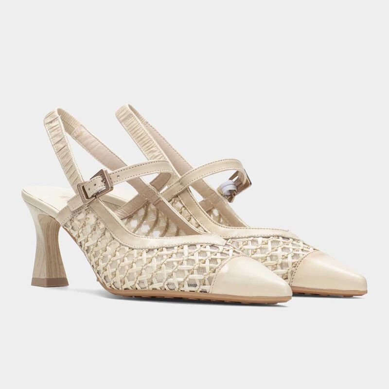 Hispanitas Giorgia Raffia Slingback Heel image number 1