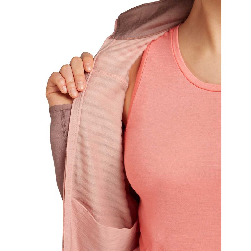 Icebreaker W Merino Blend 300 RealFleece Descender LS Zip image number 6