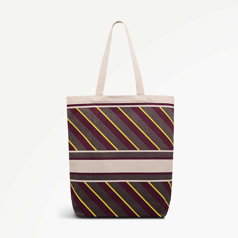Radley Diagonal Stripe Extra Large Open Top Tote image number 1