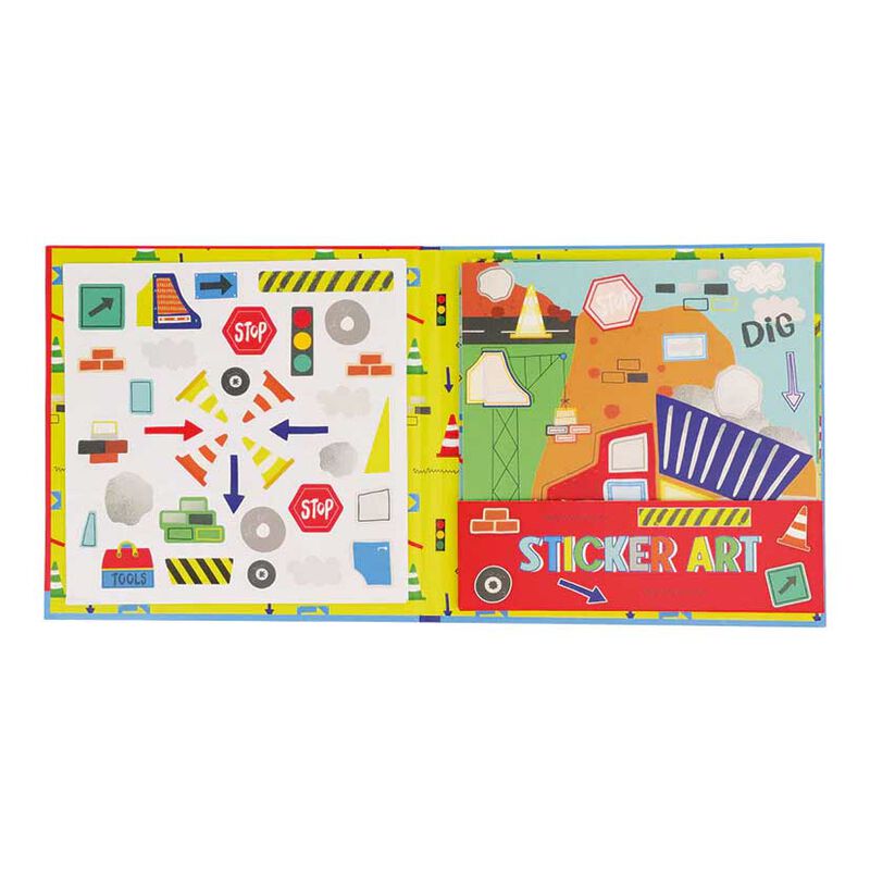 Floss & Rock Sticker Art - Construction image number 1