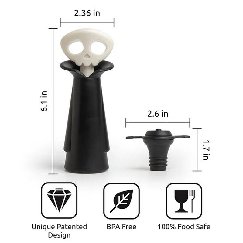 Ototo Spookelier Wine Saver Pump & 3 Stoppers image number 2