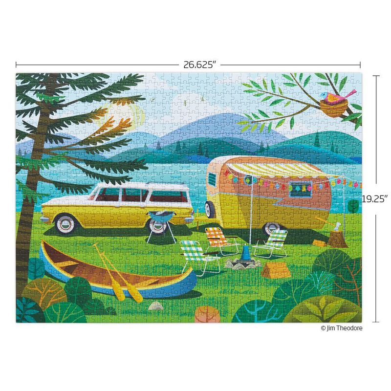Werkshoppe Happy Camper 1000 Piece Puzzle image number 1