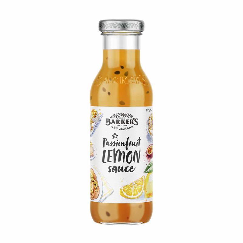 Barker's Passionfruit Lemon Sauce 345g image number 0