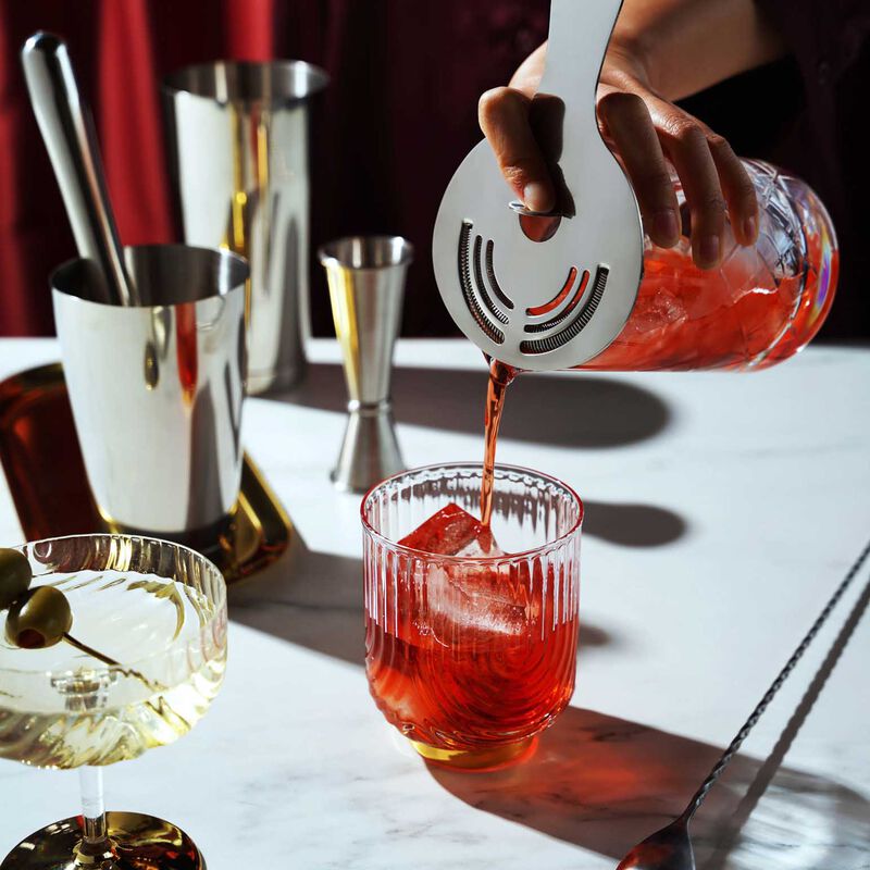 Viski 7- Piece Stainless Steel Barware Essentials Set By Viski image number 1