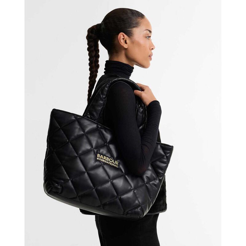 Barbour International Soft Quilted Battersea Tote Bag image number 1