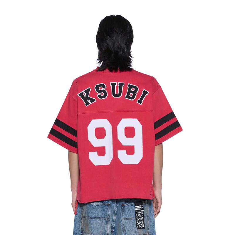 Ksubi Duke SS Jersey Crimson image number 1