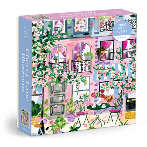 Galison Sabina Fenn Cherry Lane Blossoms 1000 Piece Puzzle