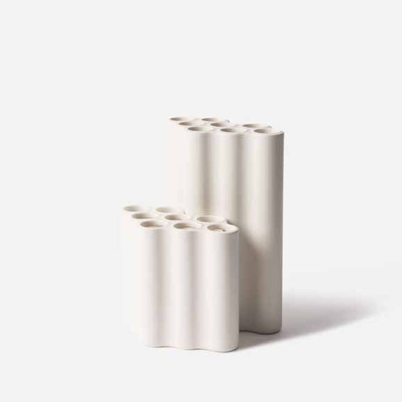 Città Vitra Nuage Ceramic Vase White M 19.5x16cmh image number 1
