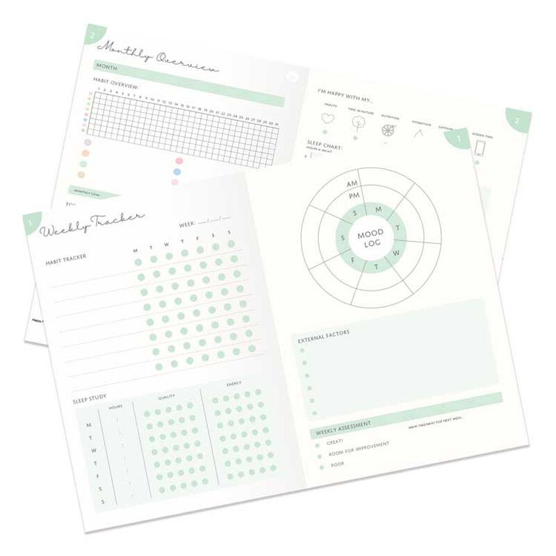 Rituals Happy Habits Guided Productivity Journal/Planner image number 1