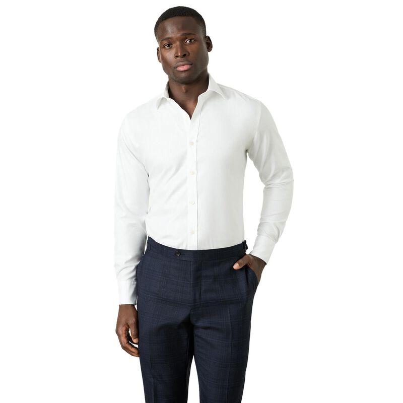 M.J. Bale Copley White Shirt Athletic Weave image number 0
