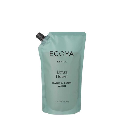 ECOYA Hand & Body Wash Refill Lotus Flower 1L