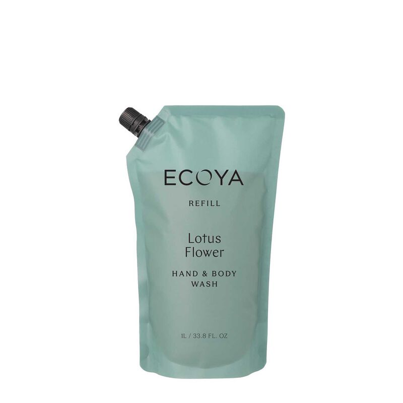 ECOYA Hand & Body Wash Refill Lotus Flower 1L image number 0