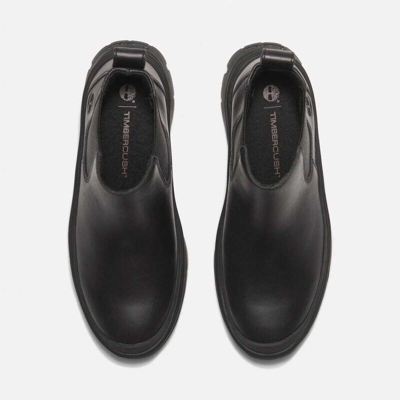 Timberland Womens Roxie Lane Chelsea W02 Black Full Grain image number 3