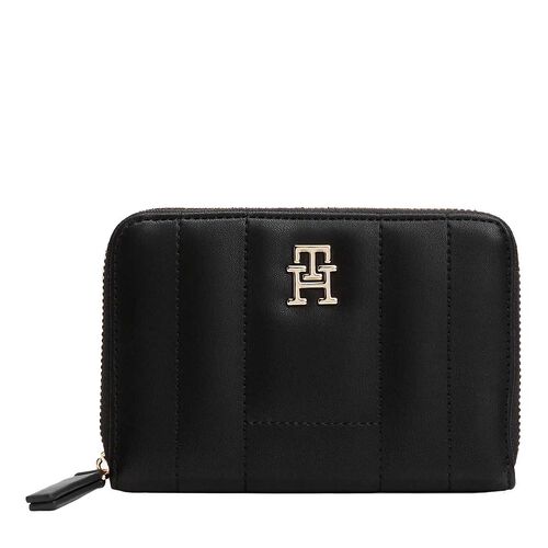 Tommy Hilfiger TH Monogram Flag Quilted Zip-Around Wallet