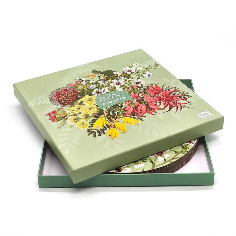 NZ Native Botanicals Box Of 6 Placemats image number 1