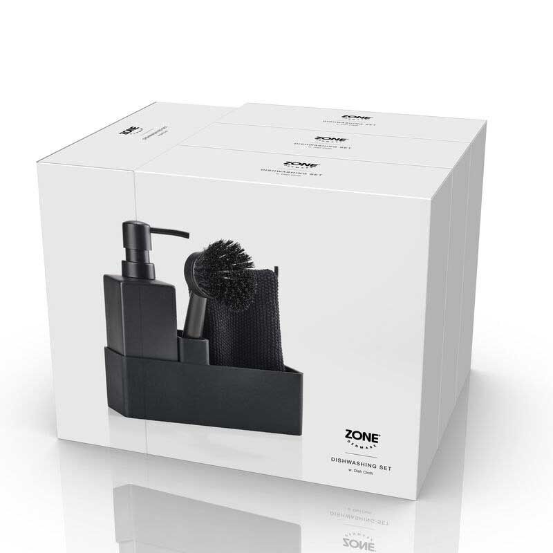 Zone Denmark Dishwashing Set - Black image number 3