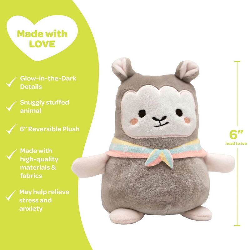 Adora Snuggle & Glow Reversable Pal Llama-6" Doll image number 2