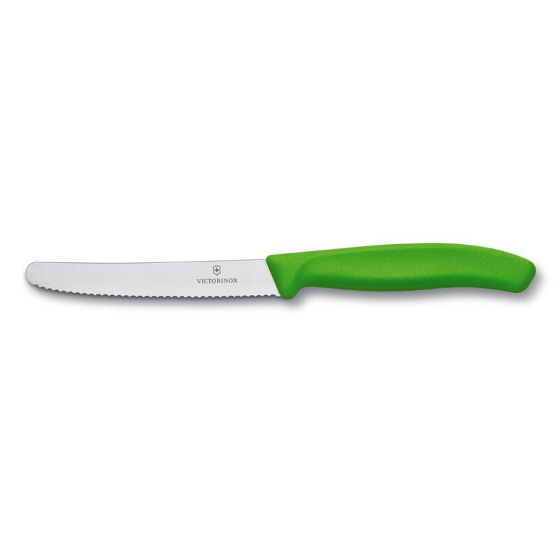 Victorinox Steak & Tomato Knife Classic 11cm  - Green image number 0