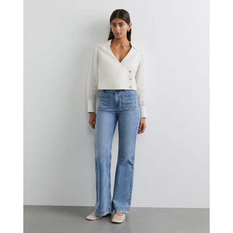 JAG Annabel Linen Ls Blouse image number 3