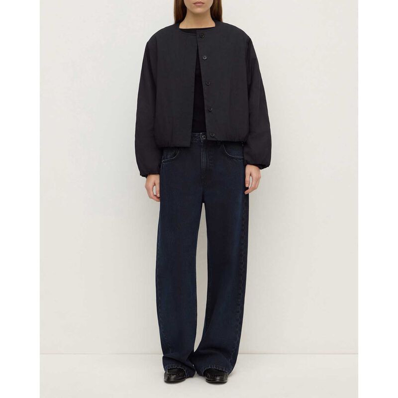 Assembly Label Zoie Padded Bomber Jacket Navy image number 3