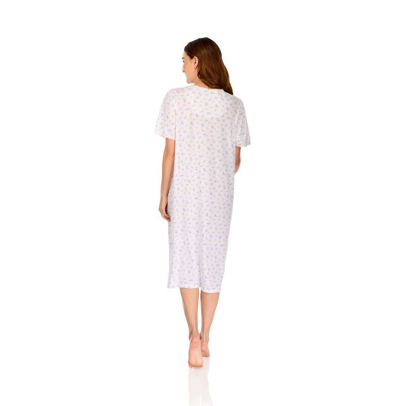 La Marquise Vintage Blossoms Cotton-Rich Jersey Short Sleeve Nightdress image number 1