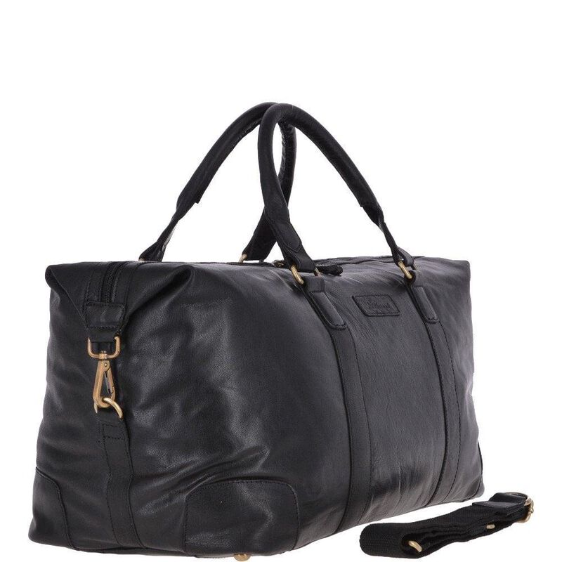 Ashwood Large Leather Vintage Holdall image number 3