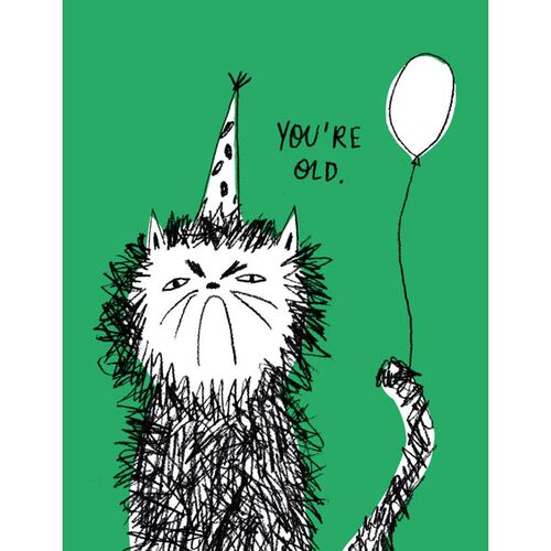 Vevoke Card Snitty Kitty Birthday