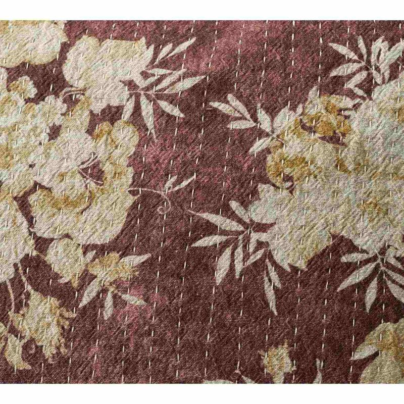 Pottery Barn Zenia Floral Quilted Cushion Cover 56cm image number 1