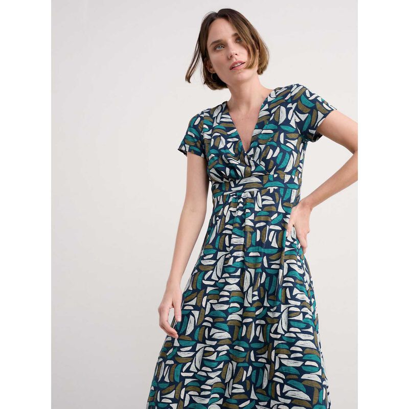 Seasalt Cornwall Chapelle Dress Harbour Hulls Maritime image number 2