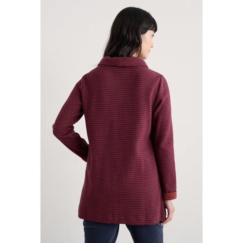 Seasalt Cornwall Mawgan Porth Tunic Bramble Bank Dark Hellebore image number 1